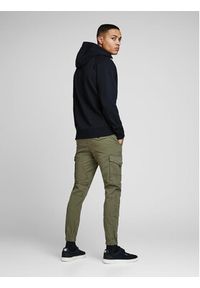 Jack & Jones - Jack&Jones Spodnie materiałowe Paul Flake 12141844 Zielony Tapered Fit. Kolor: zielony. Materiał: bawełna #4