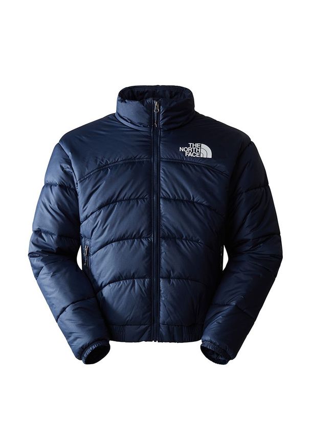 Kurtka The North Face Puffer 0A7URE8K21 - granatowa. Kolor: niebieski. Materiał: syntetyk, poliester, materiał