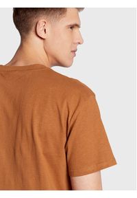 !SOLID - Solid T-Shirt 21107372 Brązowy Regular Fit. Kolor: brązowy. Materiał: bawełna #5