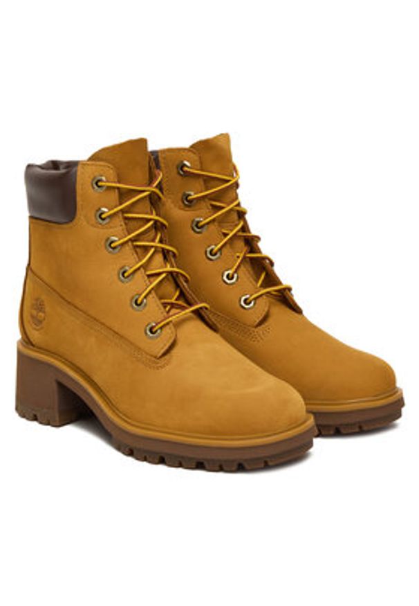 Timberland Trzewiki Kinsley 6 In Wp TB1A25BS2311 Żółty. Kolor: żółty. Materiał: nubuk, skóra