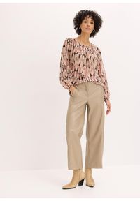 bonprix - Tunika bluzkowa. Kolor: różowy. Materiał: materiał. Styl: elegancki #2