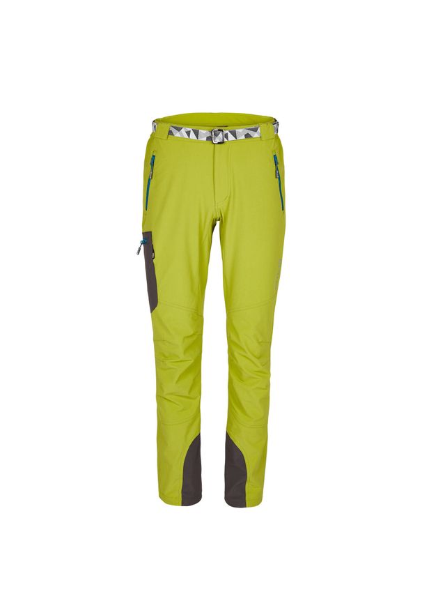 Spodnie trekkingowe Extendo męskie Milo Vino. Kolor: żółty. Materiał: tkanina