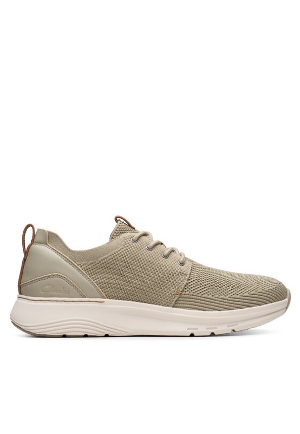Clarks Sneakersy Motion Trek MX 26181982 Khaki. Kolor: brązowy. Materiał: materiał