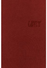 Levi's® - Levi's - Bluza bawełniana. Okazja: na spotkanie biznesowe. Kolor: czerwony. Materiał: bawełna. Długość rękawa: długi rękaw. Długość: długie. Styl: biznesowy