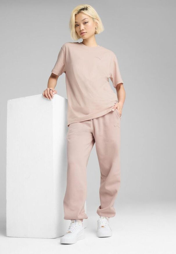 Puma - Koszulka unisex Essentials Elevated PUMA Rose Quartz Pink. Kolor: różowy. Materiał: materiał