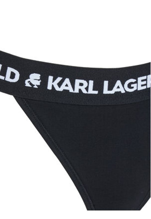 Karl Lagerfeld - KARL LAGERFELD Figi brazylijskie A1W47011 Czarny. Kolor: czarny. Materiał: lyocell