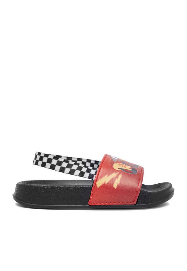 Klapki Cars. Kolor: czerwony