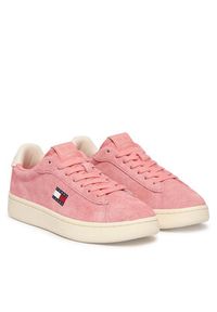 Tommy Jeans Sneakersy Logo Suede Archive EN02985 Różowy. Kolor: różowy. Materiał: zamsz, skóra #2