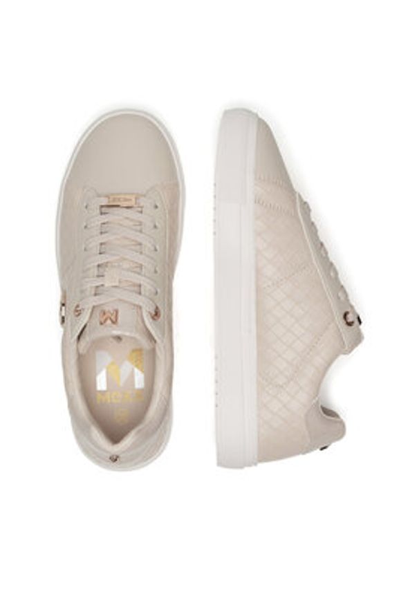 MEXX Sneakersy MI001013451W Beżowy. Kolor: beżowy. Materiał: materiał, syntetyk