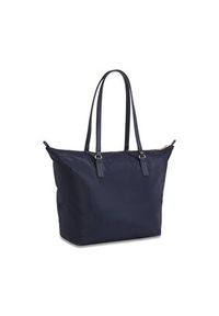 TOMMY HILFIGER - Tommy Hilfiger Torebka Poppy Th Tote AW0AW15639 Granatowy. Kolor: niebieski #4