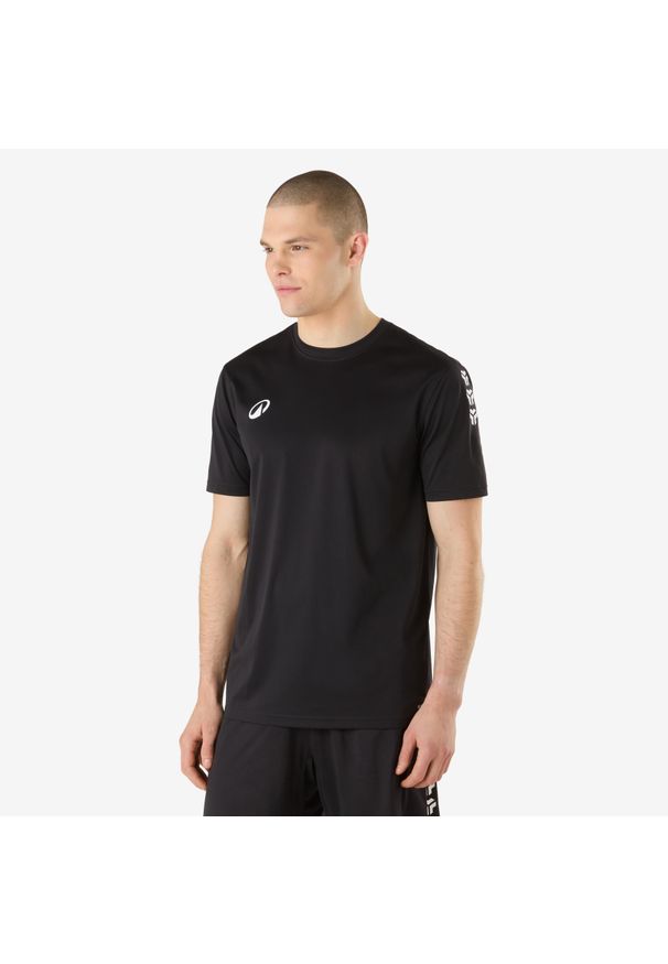KIPSTA - Koszulka do piłki ręcznej męska Atorka H100. Kolor: czarny. Materiał: poliester, materiał. Sport: fitness