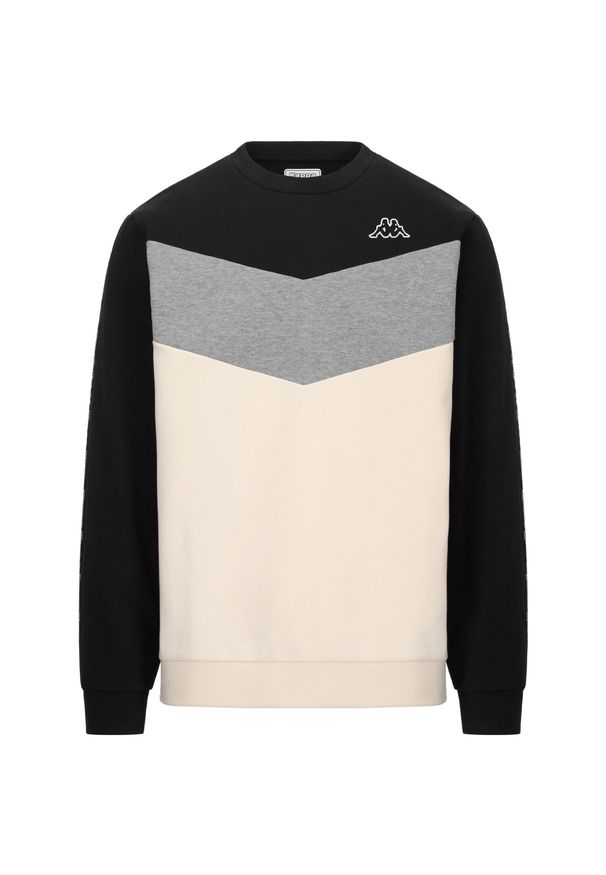 Bluza bez kaptura Męska Kappa Idisson Active Man Czarny. Typ kołnierza: bez kaptura. Kolor: czarny, wielokolorowy. Sport: fitness