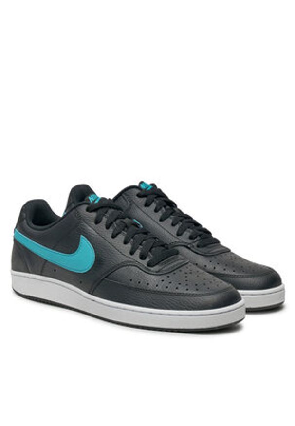 Nike Sneakersy Court Vision LO HF0103 Czarny. Kolor: czarny. Materiał: skóra. Model: Nike Court