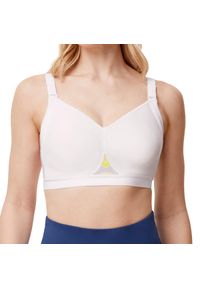 TRIACTION - Stanik do biegania Gravity Lite z wysoki poziomem podtrzymywania. Kolor: biały. Materiał: poliester, poliamid, elastan. Sport: bieganie #1