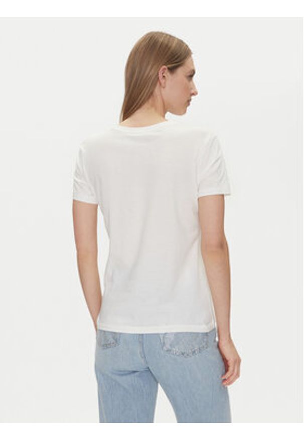 JDY T-Shirt Michigan 15311702 Biały Regular Fit. Kolor: biały. Materiał: bawełna