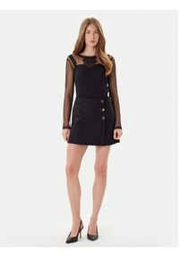 Morgan Bluzka 252-TIPO 979 Czarny Slim Fit. Kolor: czarny. Materiał: syntetyk #5