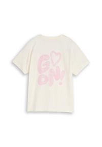 bonprix - Koszulka oversize marki Tom Tailor. Okazja: na co dzień. Kolor: biały. Styl: casual #1