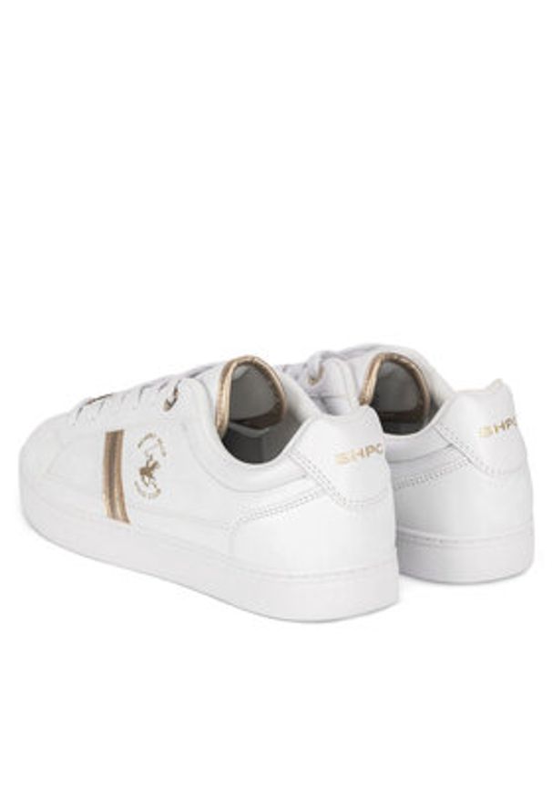 Beverly Hills Polo Club Sneakersy BHPC053W Biały. Kolor: biały. Materiał: skóra