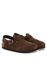 Birkenstock Sandały Tokio 1032025 Brązowy. Kolor: brązowy. Materiał: skóra, zamsz #6