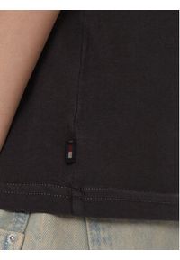 Tommy Jeans T-Shirt Panther DW0DW17371 Czarny Relaxed Fit. Kolor: czarny. Materiał: bawełna