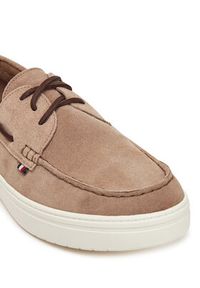 TOMMY HILFIGER - Tommy Hilfiger Półbuty Modern Light Hybrid Suede Boat S FM0FM05352 Brązowy. Kolor: brązowy. Materiał: zamsz, skóra #5