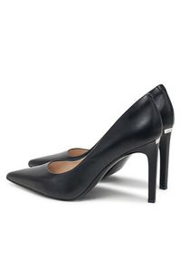 Calvin Klein Szpilki Heel Pump 90 - Lth HW0HW02336 Czarny. Kolor: czarny. Materiał: skóra. Obcas: na szpilce