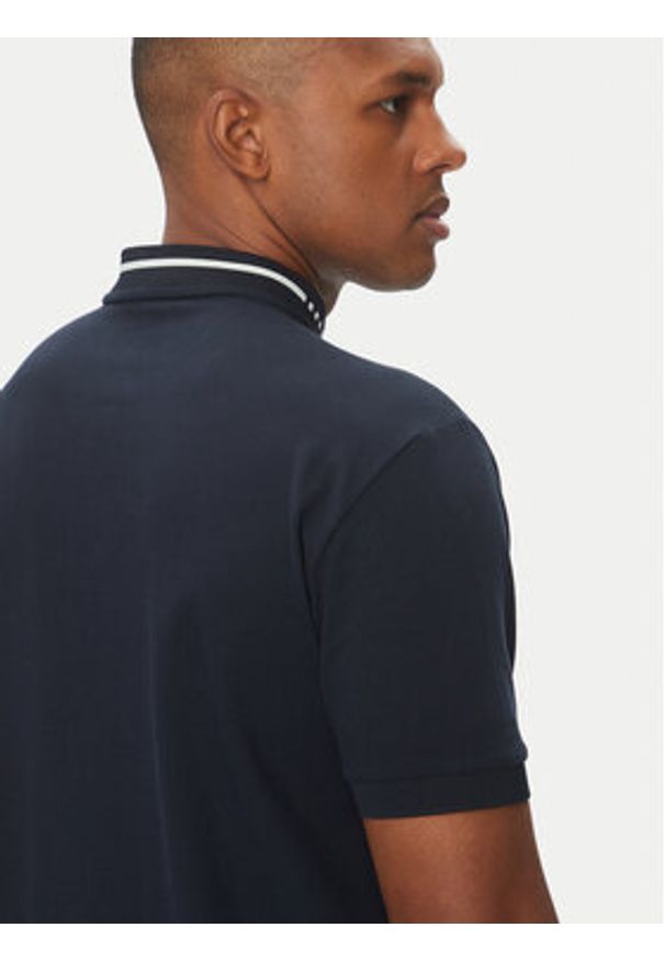 EA7 Emporio Armani Polo 7M000183 AF13511 UB102 Granatowy Regular Fit. Typ kołnierza: polo. Kolor: niebieski. Materiał: bawełna