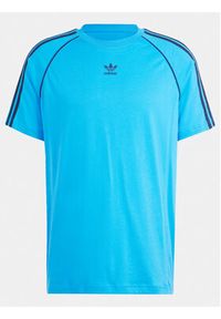 Adidas - adidas T-Shirt SST IS2830 Niebieski Regular Fit. Kolor: niebieski. Materiał: bawełna #2
