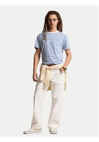 Polo Ralph Lauren T-Shirt 710934662008 Błękitny Classic Fit. Typ kołnierza: polo. Kolor: niebieski. Materiał: bawełna #5