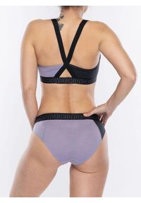 ORTOVOX - Stanik sportowy Ortovox 150 Essential Sports Top. Kolor: fioletowy