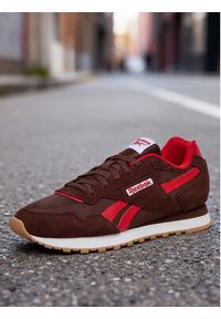 Reebok Sneakersy CEO-GLIDE 100230830 Brązowy. Kolor: brązowy. Materiał: zamsz, skóra #4