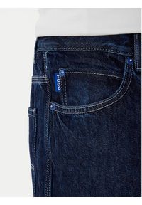 Hugo - HUGO Jeansy Carpenter 50553473 Granatowy Baggy Fit. Kolor: niebieski #5