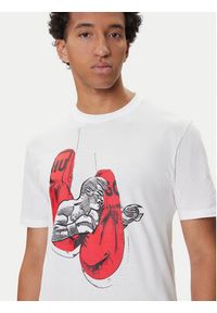 Hugo - HUGO T-Shirt Diboxer 50542560 Biały Regular Fit. Kolor: biały. Materiał: bawełna