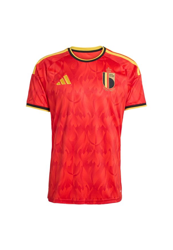 Adidas - Koszulka Belgium 26 Home Replica. Kolor: wielokolorowy, żółty, czerwony. Technologia: ClimaCool (Adidas). Sport: piłka nożna