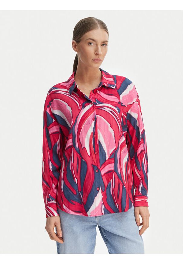 Vero Moda Koszula Vera 10338761 Różowy Regular Fit. Kolor: różowy. Materiał: wiskoza