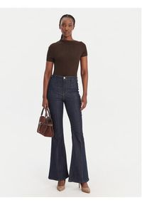 Guess Bluzka W6RP16 KD012 Brązowy Regular Fit. Kolor: brązowy. Materiał: syntetyk #4