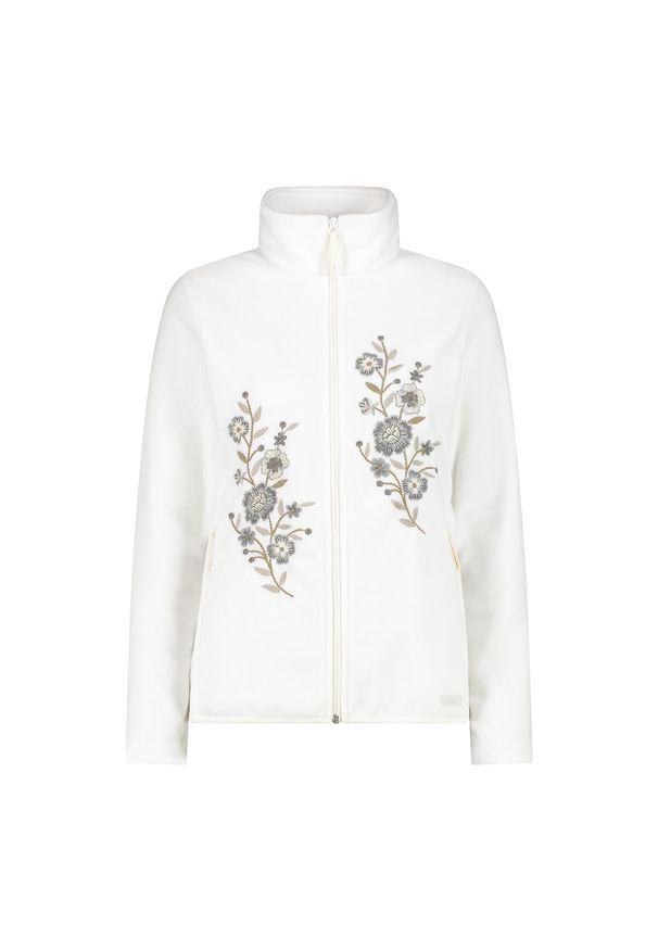Bluza damska turystyczna CMP 34H0446. Kolor: biały. Styl: sportowy. Sport: turystyka piesza
