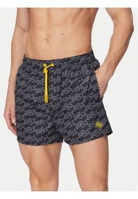 Guess Szorty kąpielowe F6GT12 WG2A2 Czarny Regular Fit. Kolor: czarny. Materiał: syntetyk #1