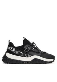 Versace Jeans Couture Sneakersy 79YA3SN2 ZSD01 Czarny. Kolor: czarny. Materiał: materiał