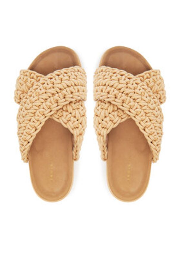 Inuikii Klapki Woven Strap Stones 70104-367 705 Beżowy. Kolor: beżowy. Materiał: materiał