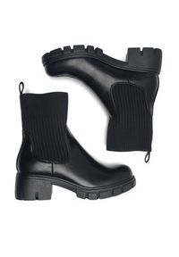 DeeZee Botki WS5575-05 Czarny. Kolor: czarny. Materiał: skóra #4