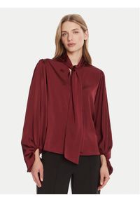 Rinascimento Bluzka CFC0126202003 Bordowy Loose Fit. Kolor: czerwony. Materiał: syntetyk