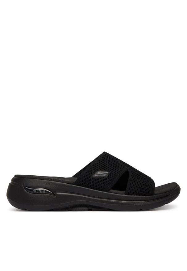 skechers - Klapki Skechers. Kolor: czarny