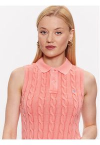 Polo Ralph Lauren Polo 211905650002 Koralowy Regular Fit. Typ kołnierza: polo. Kolor: pomarańczowy. Materiał: bawełna #5