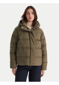 TOMMY HILFIGER - Tommy Hilfiger Kurtka puchowa WW0WW45739 Zielony Regular Fit. Kolor: zielony. Materiał: syntetyk
