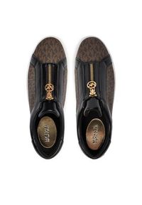 MICHAEL Michael Kors Sneakersy Keaton Zip Slip On 43R4KTFP2B Brązowy. Zapięcie: bez zapięcia. Kolor: brązowy. Materiał: skóra #3