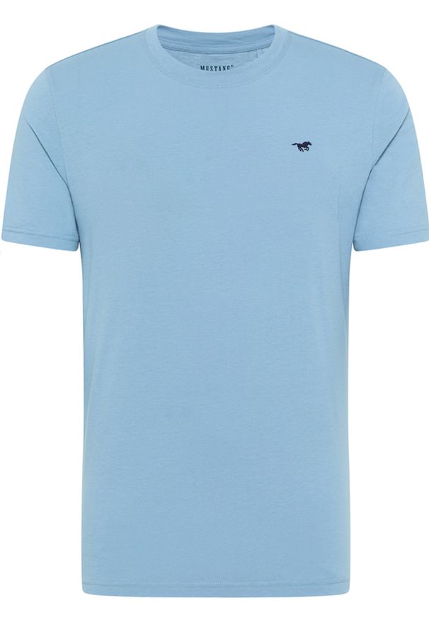 Męski T-Shirt Mustang Style Alex Faded Denim 1018000 5124. Materiał: denim