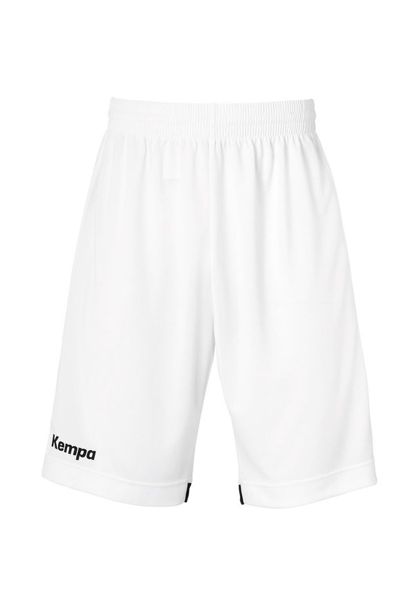 KEMPA - Długie spodenki dla dzieci Kempa Player. Kolor: biały, czarny, wielokolorowy. Długość: długie. Styl: sportowy. Sport: koszykówka