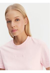 Calvin Klein T-Shirt LV044C905G Różowy Regular Fit. Kolor: różowy. Materiał: bawełna #3