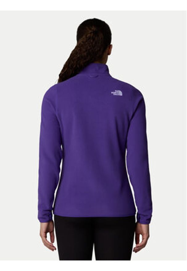 The North Face Polar Glacier NF0A855O Fioletowy Regular Fit. Kolor: fioletowy. Materiał: syntetyk
